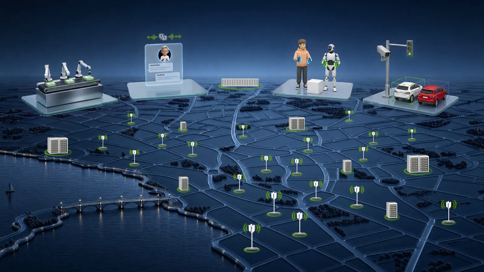 NVIDIA and Nokia Partner With Major Telecom Operators to Advance Network-Based Distributed Intelligence